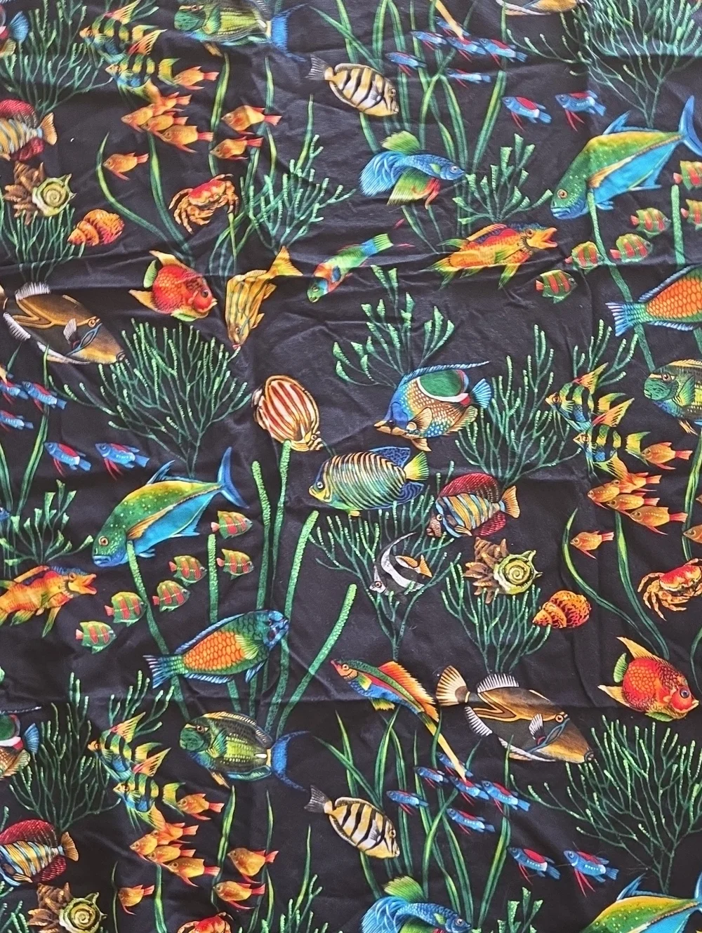The Alexander Henry Collection Multi Colors FISHIES Marine Life 1.53 Yards
